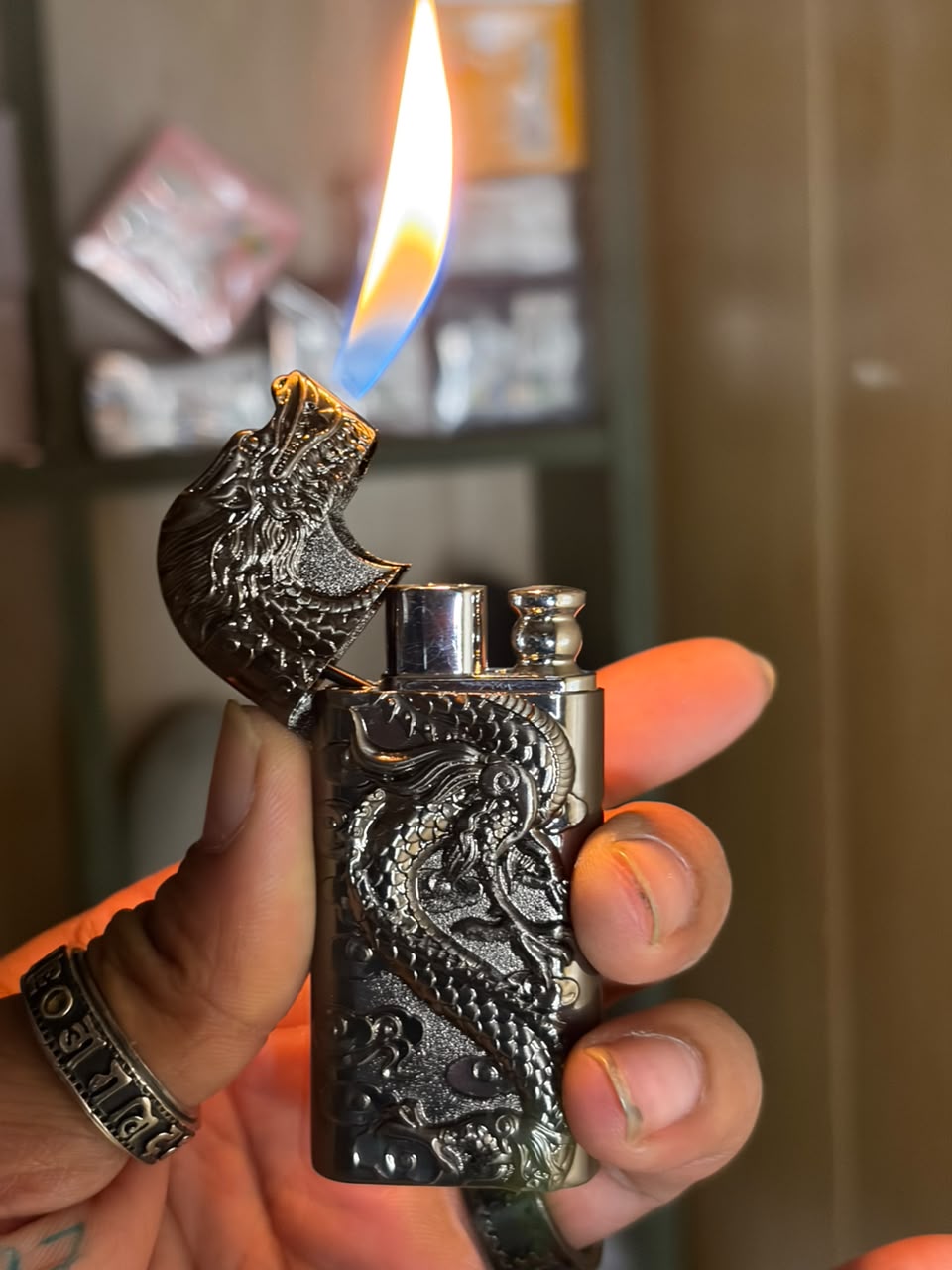 Dual Flame Dragon Lighter